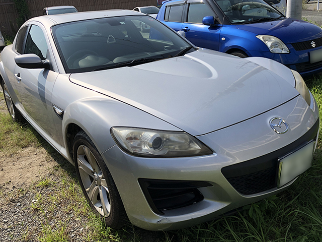 マツダ・RX-8 カギの全紛失からの作成 | 福岡で車の合鍵スペアキー作成・カギ紛失解錠の出張鍵屋はKEYPRO